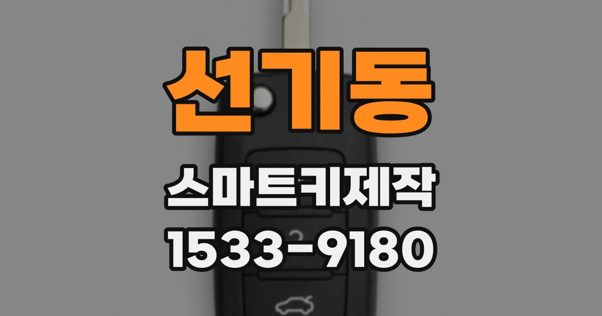 선기동 스마트키제작