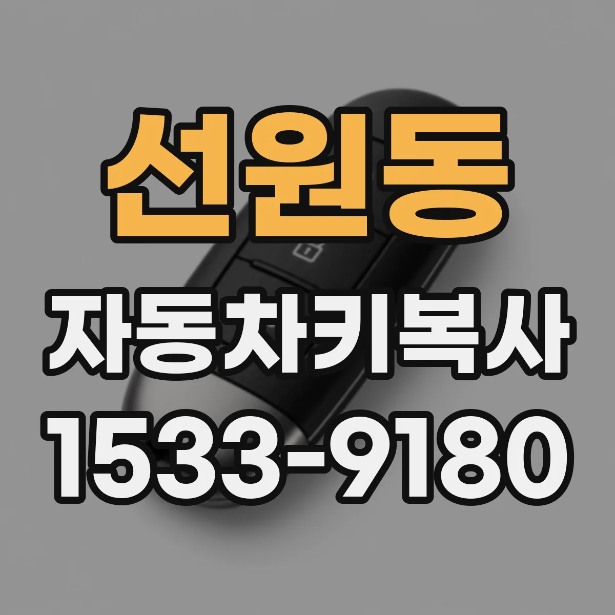 선원동 자동차키복사