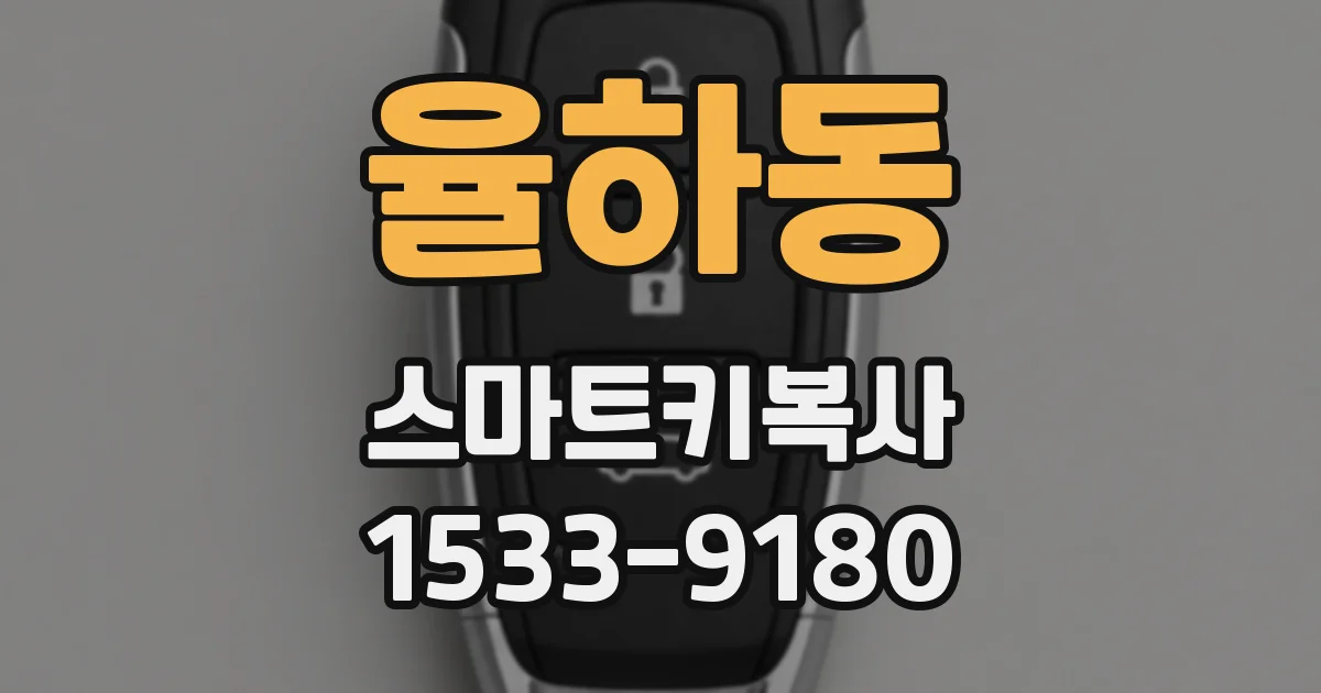 율하동 스마트키복사