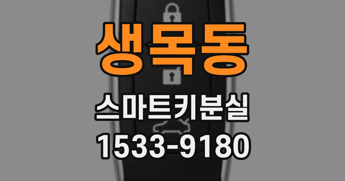 생목동 스마트키분실