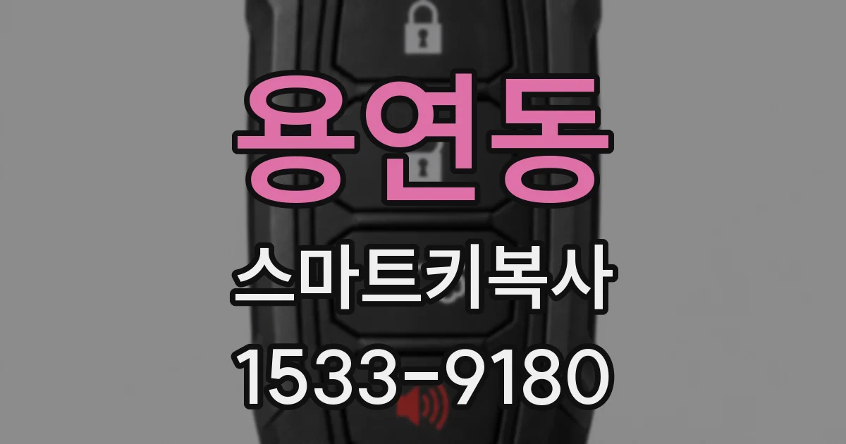용연동 스마트키복사