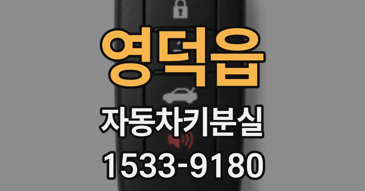 영덕읍 자동차키분실