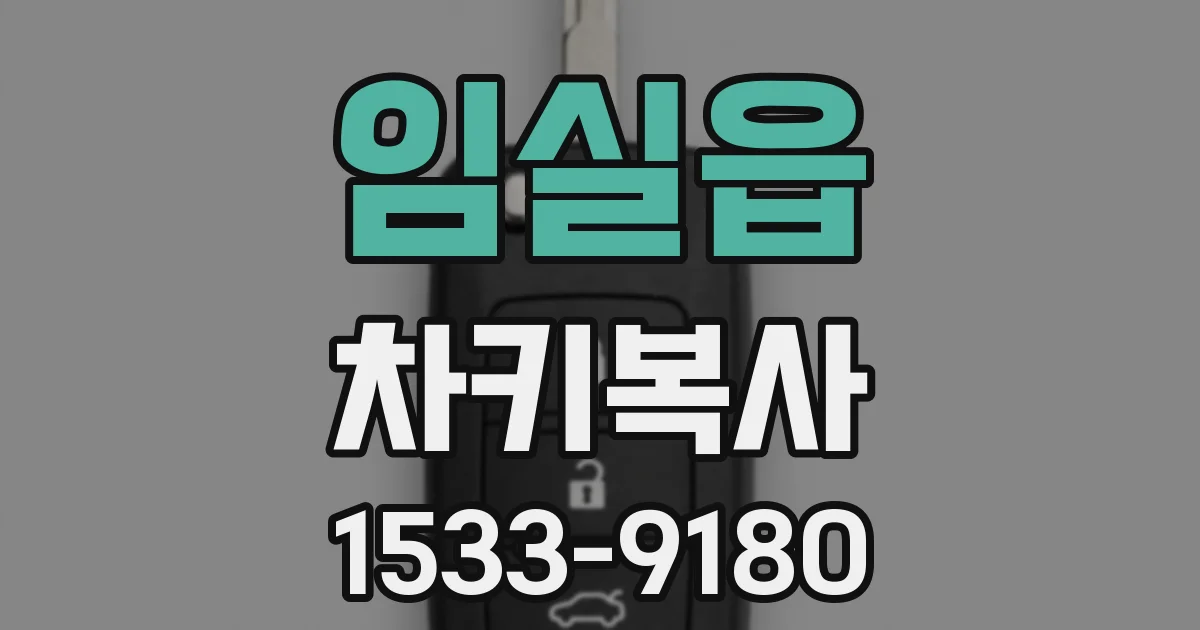 임실읍 차키복사