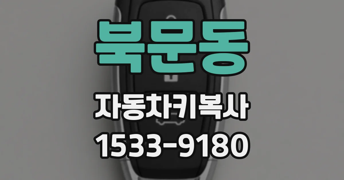 북문동 자동차키복사
