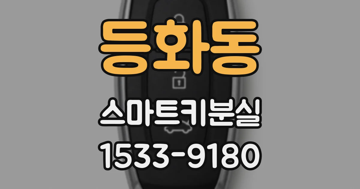 등화동 스마트키분실