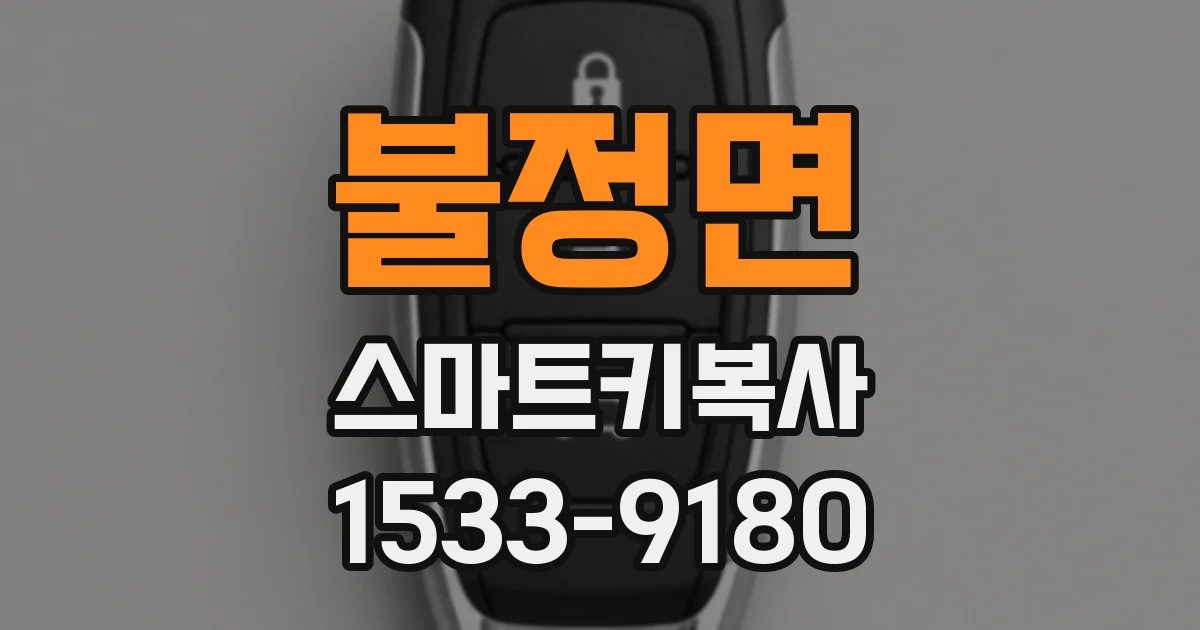 불정면 스마트키복사