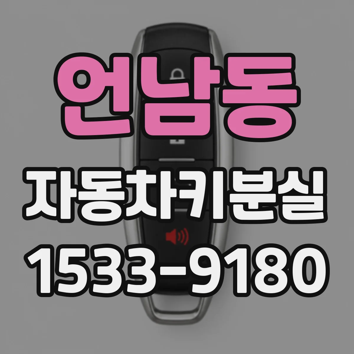 언남동 자동차키분실