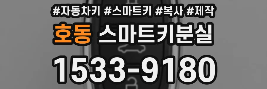 호동 스마트키분실