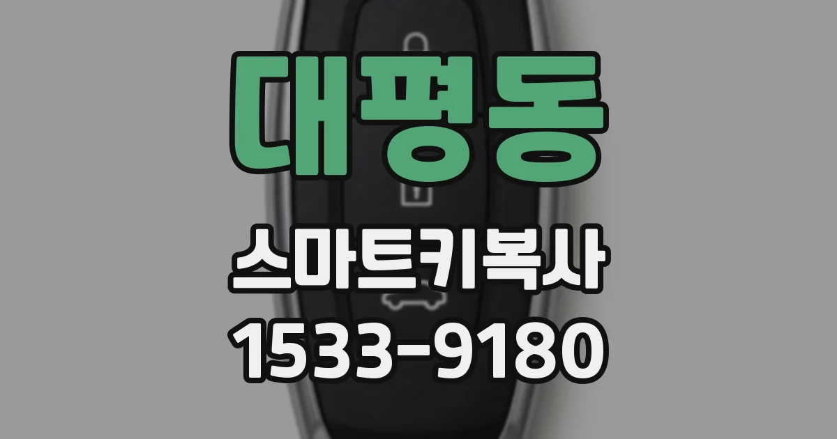 대평동 스마트키복사