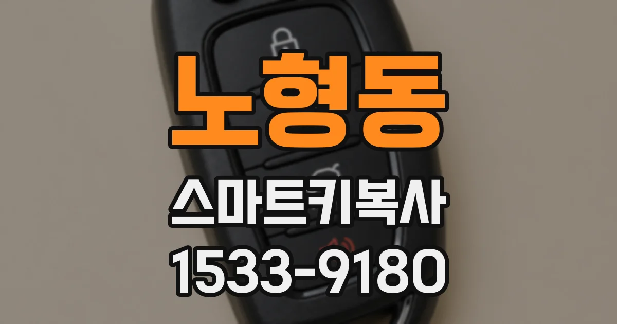 노형동 스마트키복사