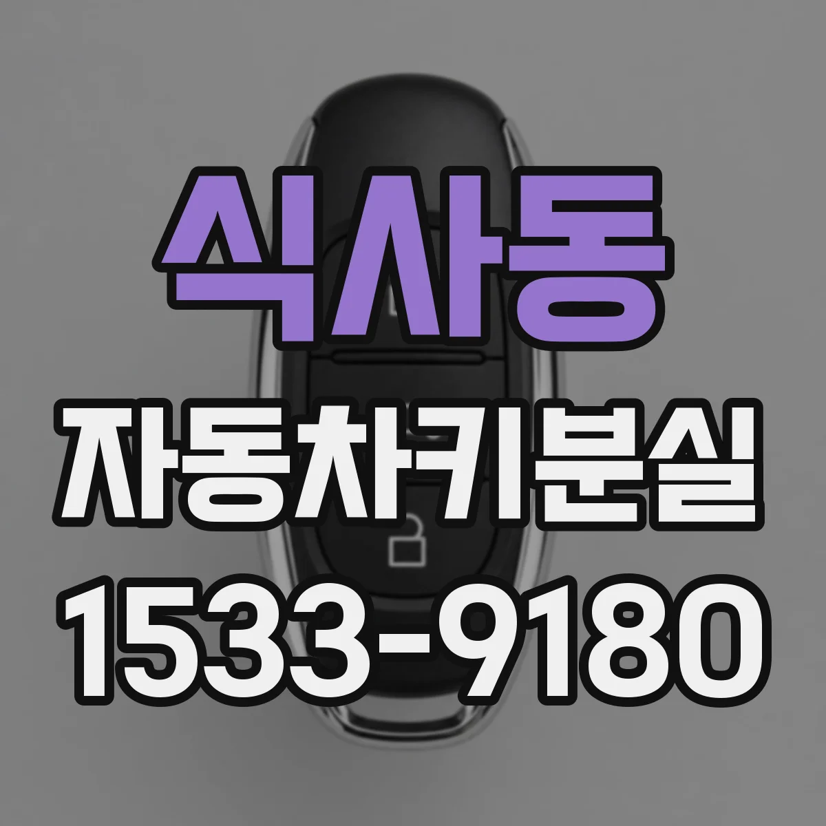 식사동 자동차키분실
