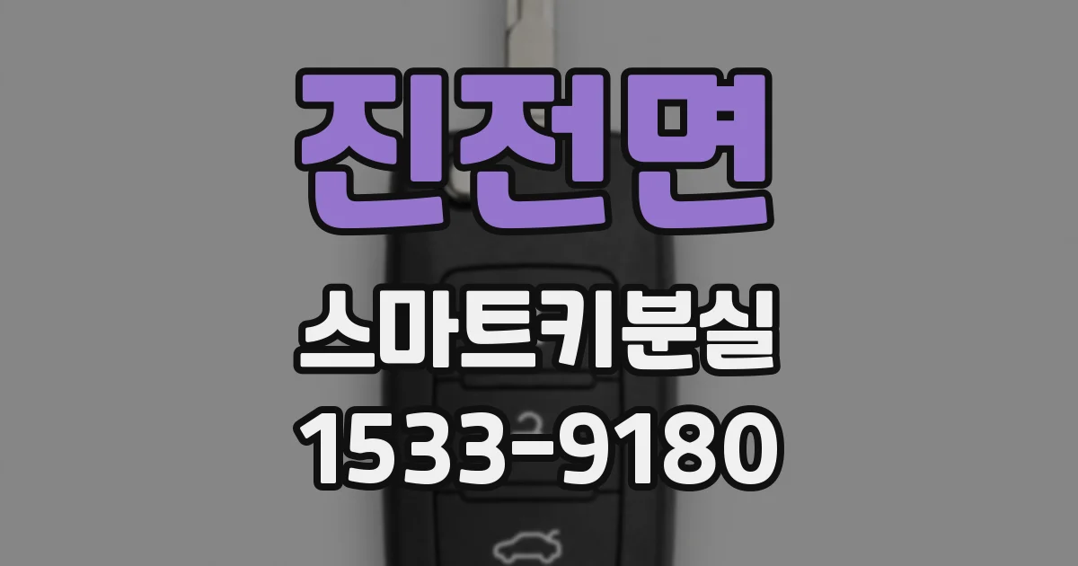 진전면 스마트키분실