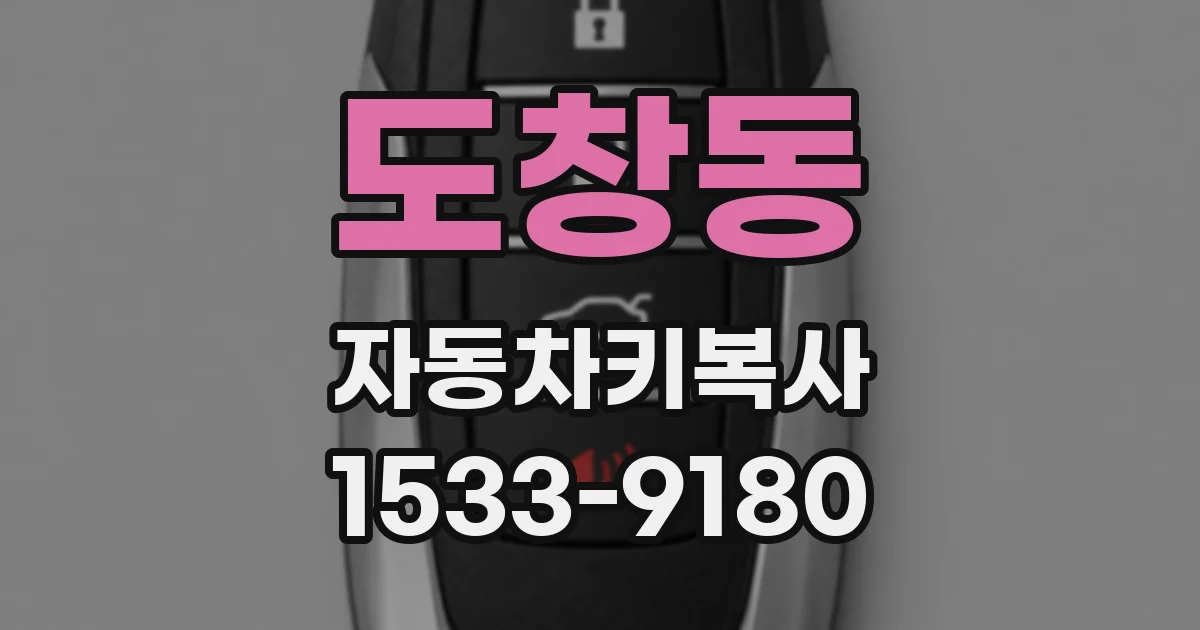 도창동 자동차키복사