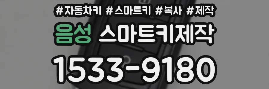 음성 스마트키제작