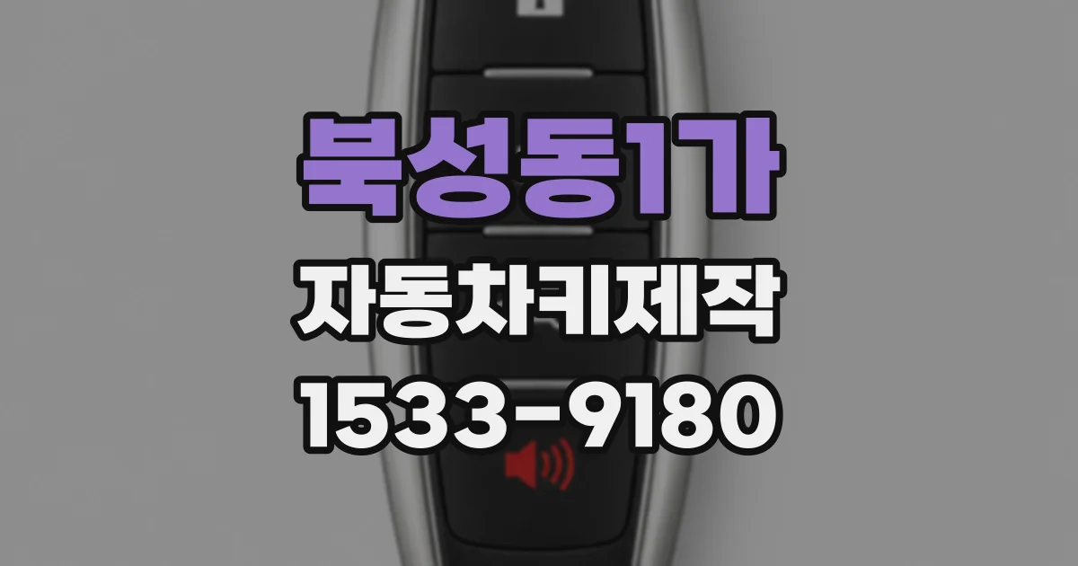 북성동1가 자동차키제작