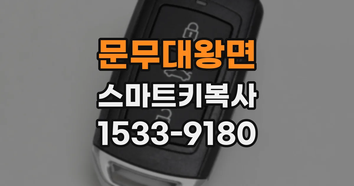 문무대왕면 스마트키복사