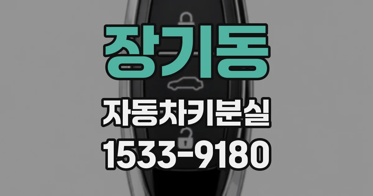 장기동 자동차키분실