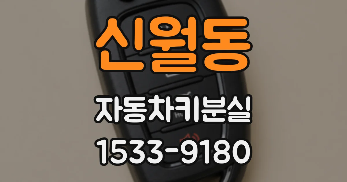 신월동 자동차키분실
