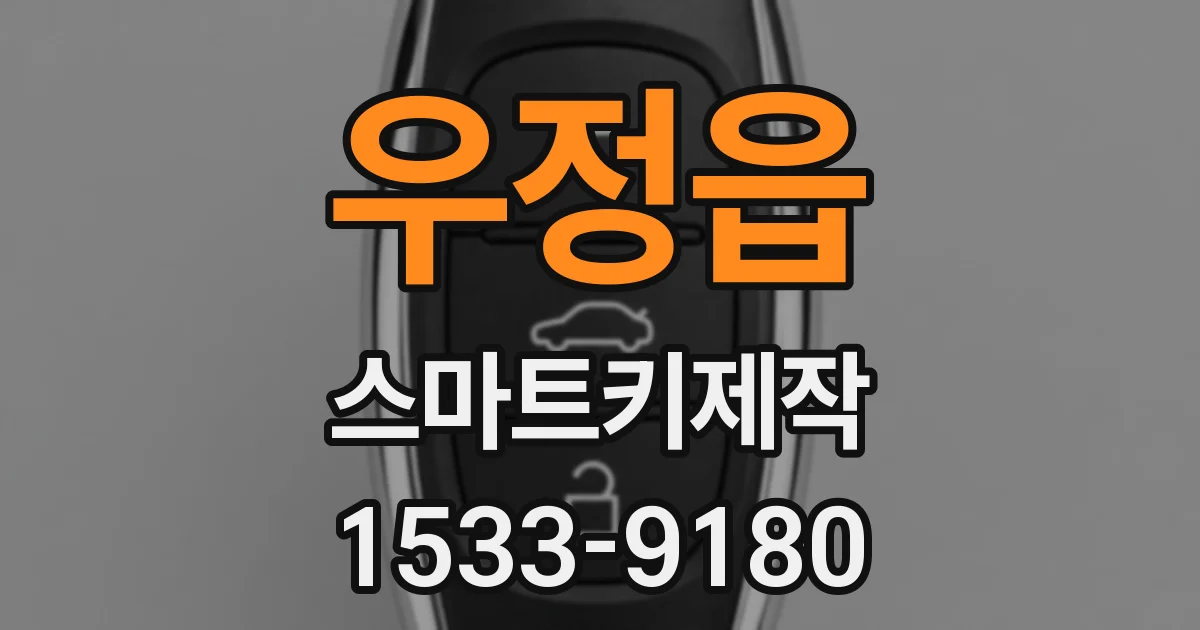 우정읍 스마트키제작