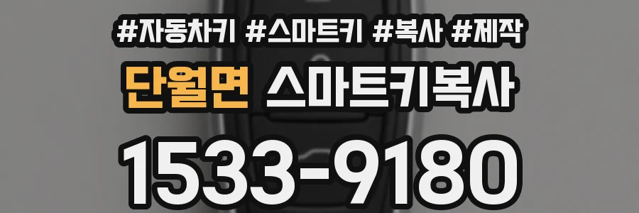 단월면 스마트키복사