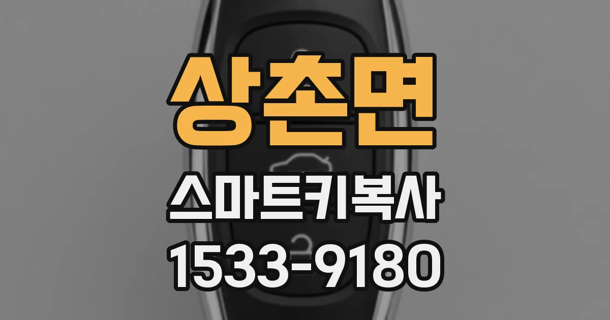 상촌면 스마트키복사