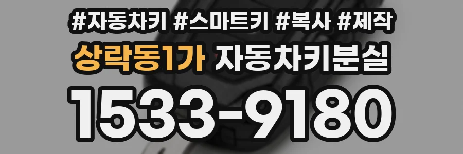 상락동1가 자동차키분실