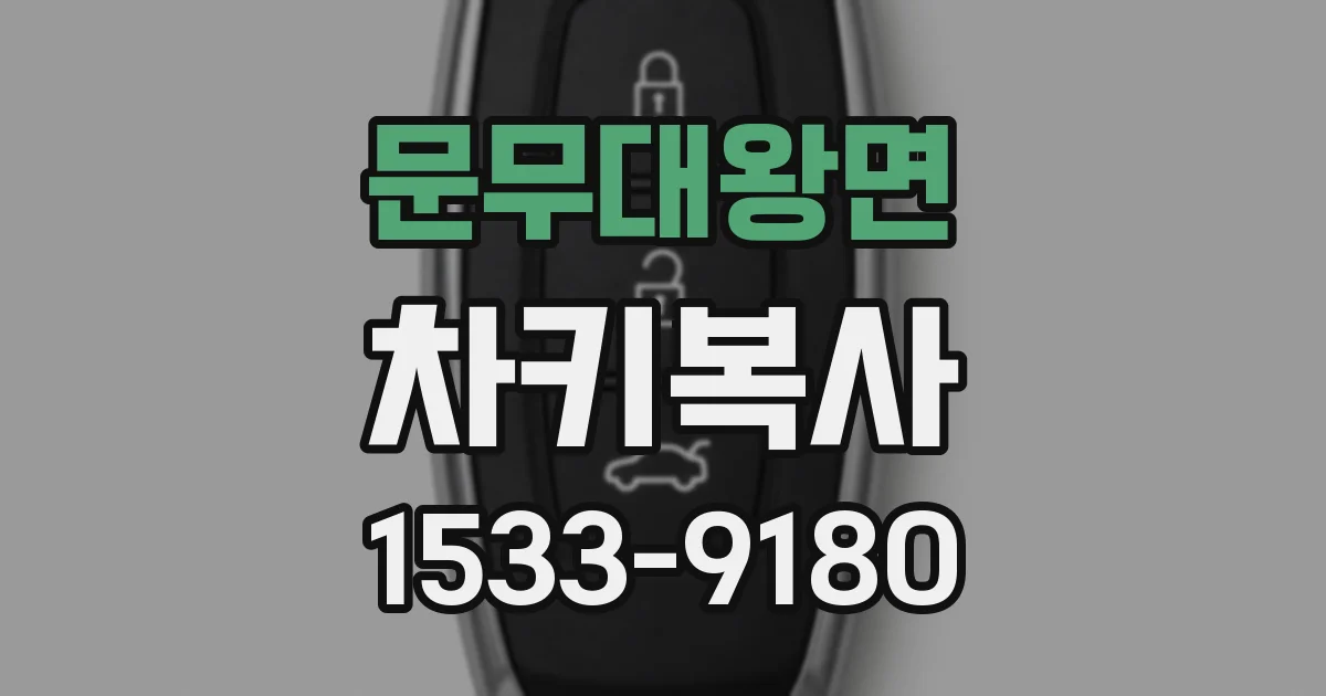 문무대왕면 차키복사