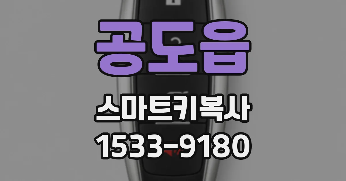 공도읍 스마트키복사