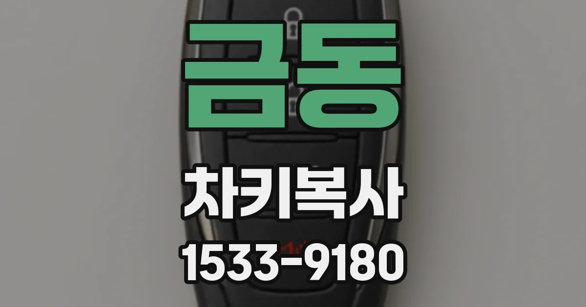 금동 차키복사