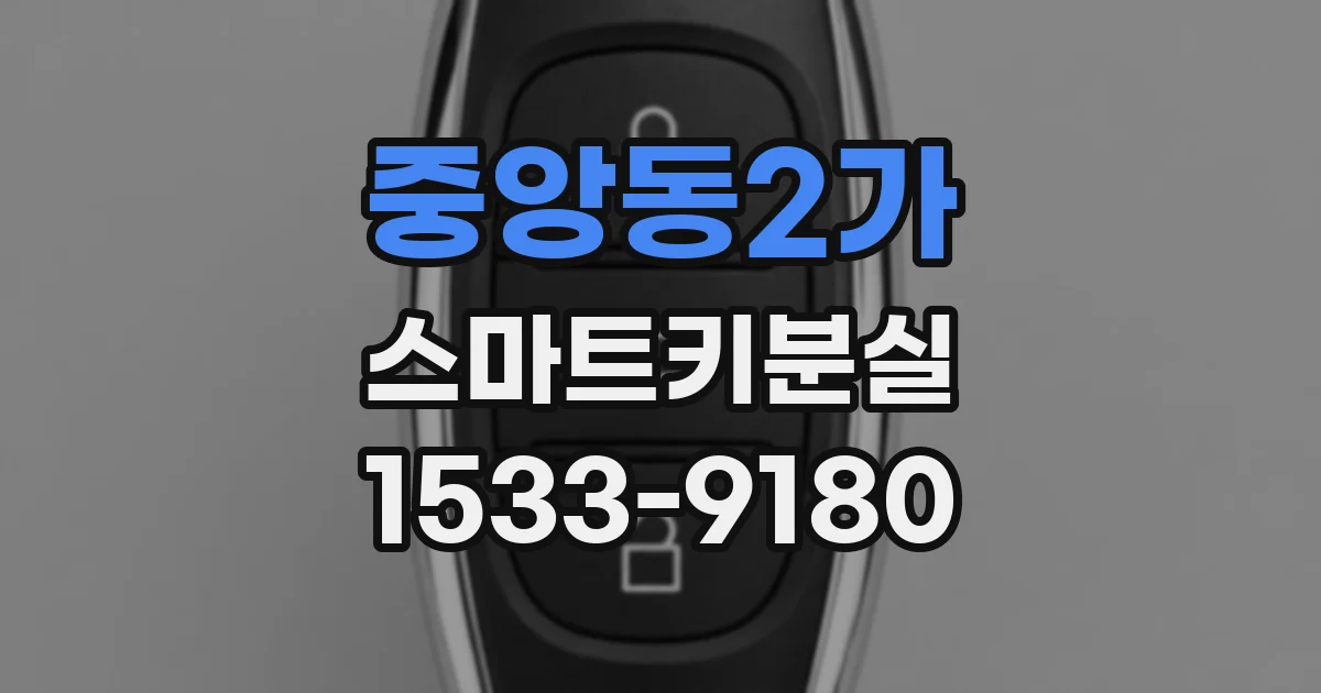 중앙동2가 스마트키분실
