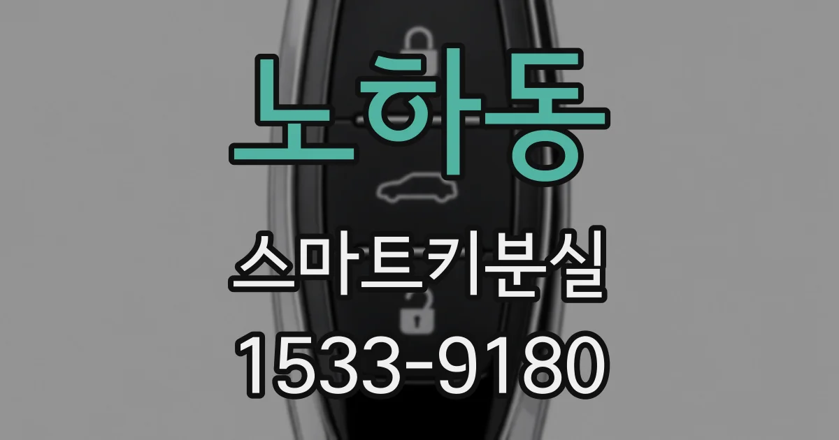 노하동 스마트키분실