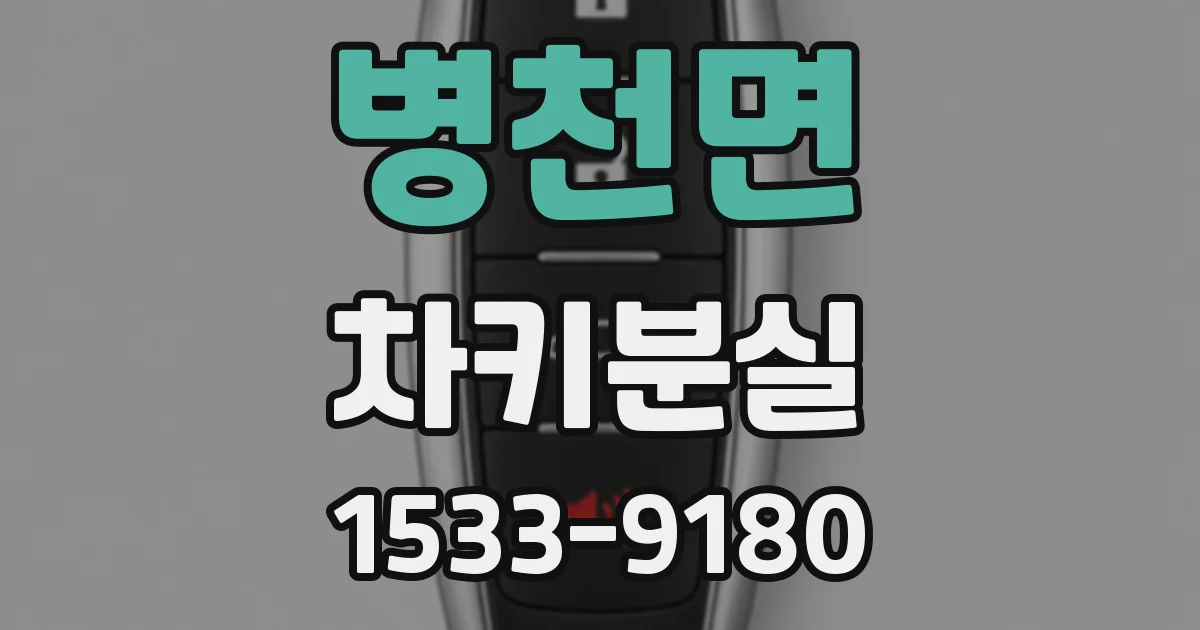 병천면 차키분실
