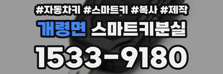 개령면 스마트키분실