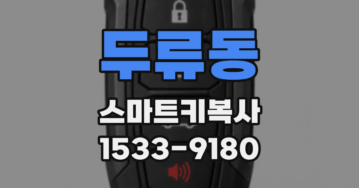 두류동 스마트키복사