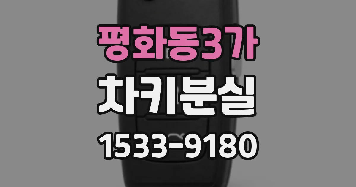 평화동3가 차키분실