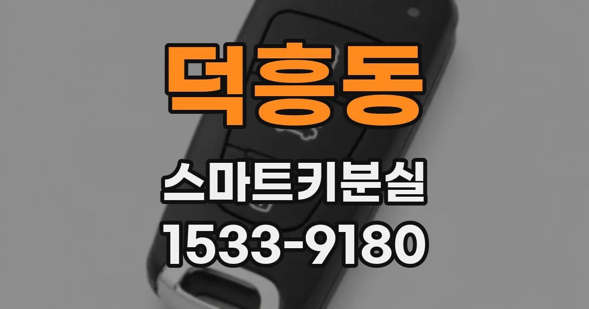 덕흥동 스마트키분실