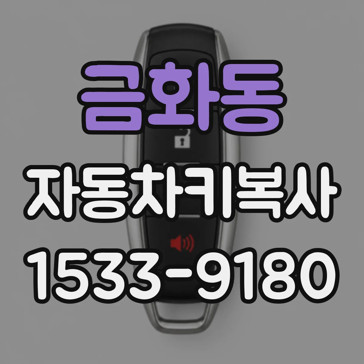 금화동 자동차키복사