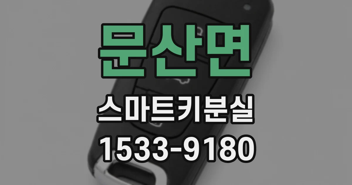 문산면 스마트키분실