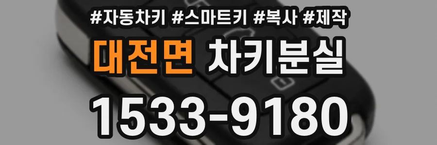 대전면 차키분실