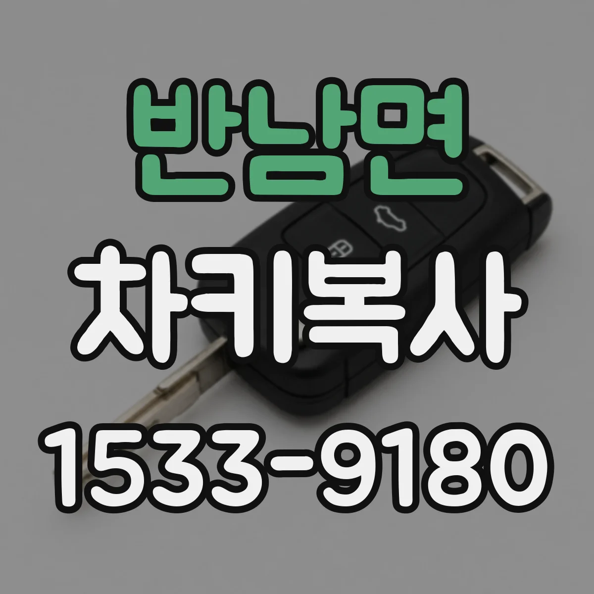 반남면 차키복사