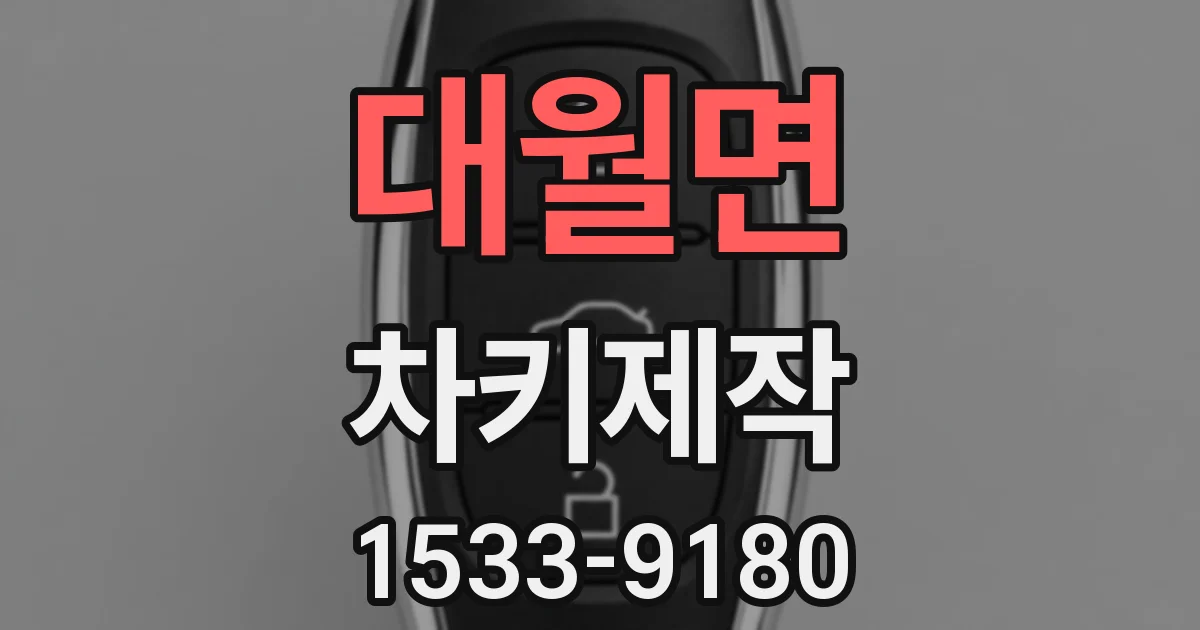대월면 차키제작
