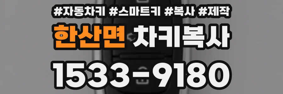 한산면 차키복사