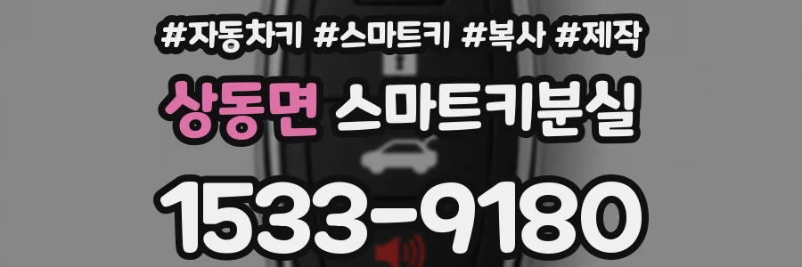 상동면 스마트키분실
