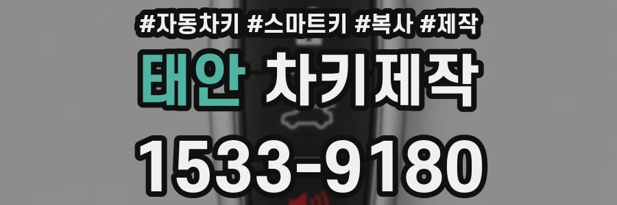 태안 차키제작