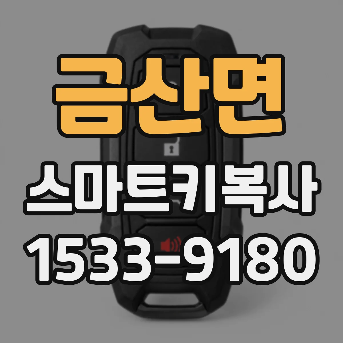 금산면 스마트키복사