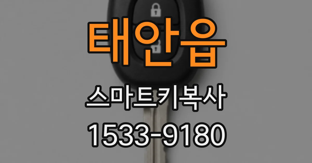 태안읍 스마트키복사