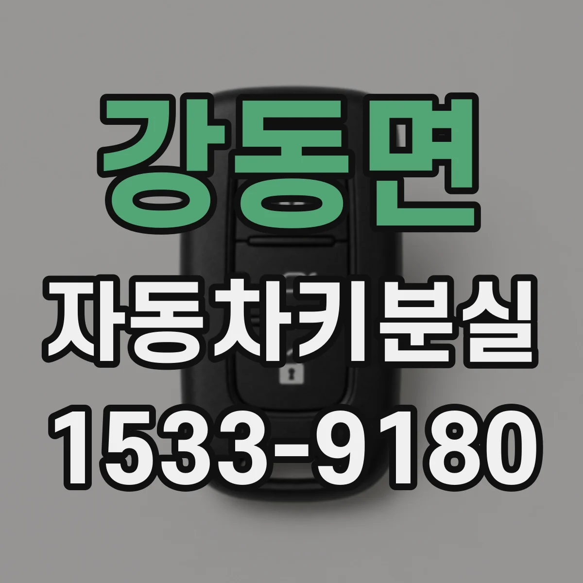 강동면 자동차키분실