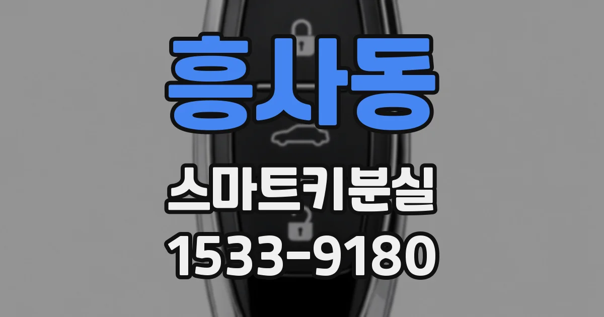 흥사동 스마트키분실