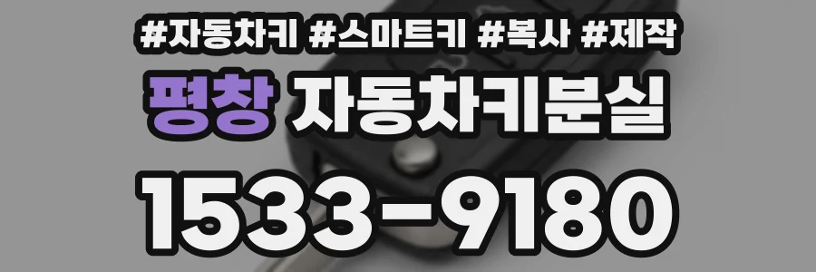 평창 자동차키분실