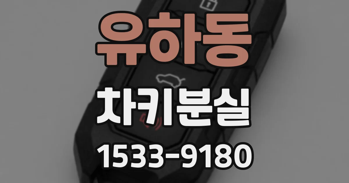 유하동 차키분실